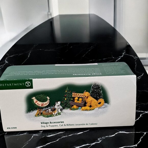 Dogs and Puppies Cats and Kittens Adorable Village Accessories Department 56 NOB - Picture 4 of 13